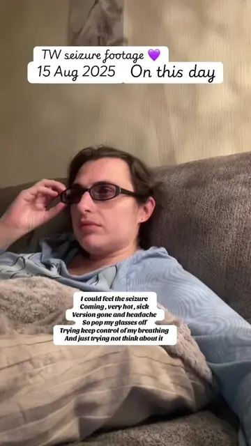 TW SEIZURE FOOTAGE 💜#onthisday #epilepsy #seizure #tw 