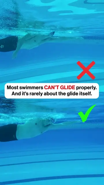 In most cases, the reason you can't glide well is because you don't have enough 