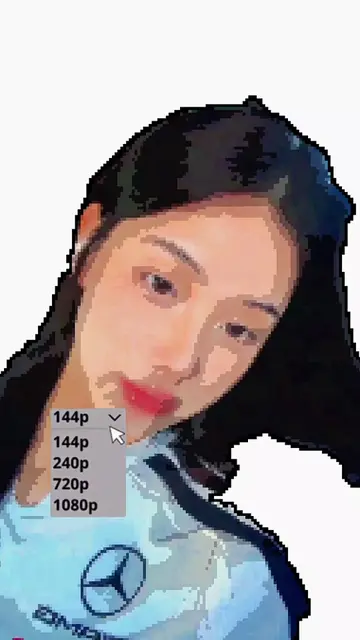 144p to 1080p #jennifer #slowmo #CapCut #pioneertemplate #capcutpioneer 