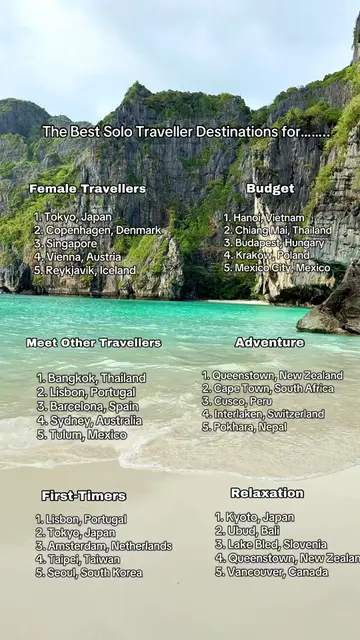 Save it for your next solo trip ✨ #travelinspo #vacationmode #solotravel #travel