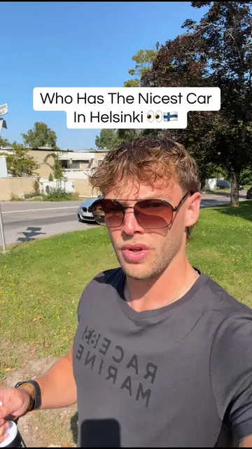 Who has the nicest car in Helsinki?! 😏🇫🇮 #cars #finland #helsinki #suomi #aut