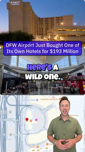 DFW Airport just added a hotel to its portfolio. ✈️ The airport's development ar