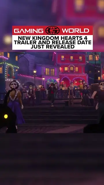 New Kingdom Hearts 4 Trailer and Release Date JUST REVEALED #gaming #kingdomhear