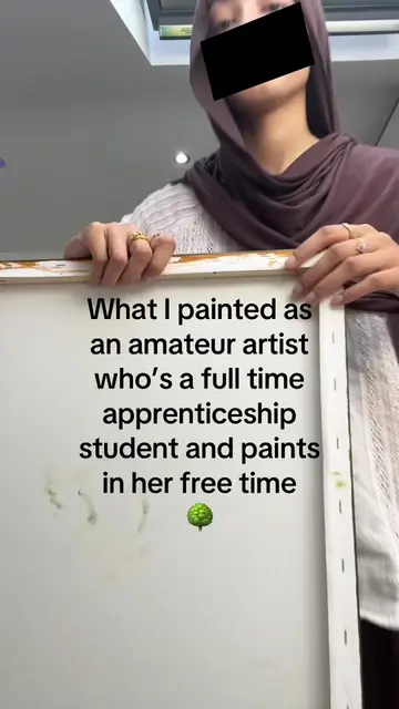 Original and prints available! 🌳 #painting #artist #wallart #islamicart 
