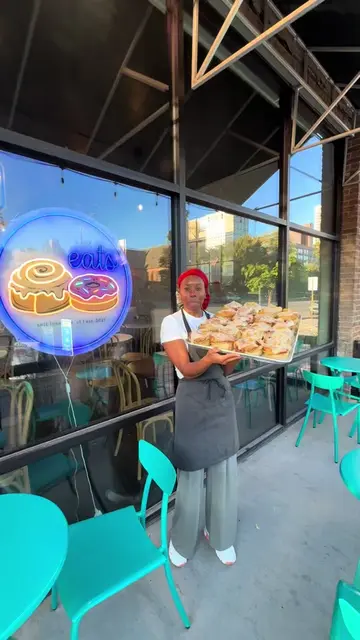 It’s Cinnamon Roll Saturday…how about peach cobbler! We’re open 8-3pm 248 E 100 