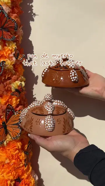 Pan de muerto, but make it forever 🥹🧡 Available for preorder now.  One of my f