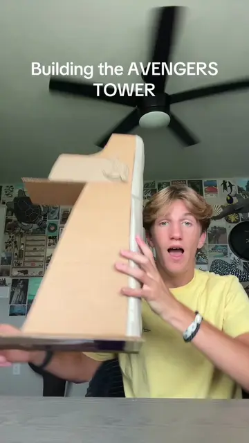 GO WATCH PART ONE #avengers #spiderman #cardboardcrafts #diyproject #marvel @Mar