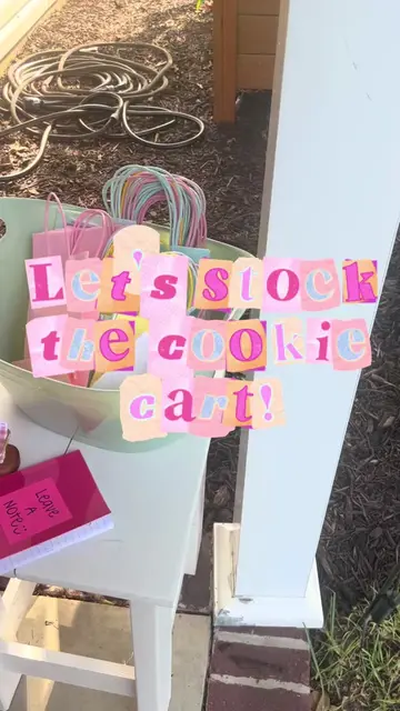 weekend # 2 for the cookie cart! i absolutely love setting everything up for you