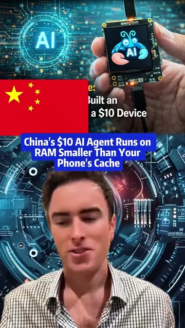 China's $10 AI Agent Runs on RAM Smaller Than Your Phone's Cache #ChinaTech #AIA