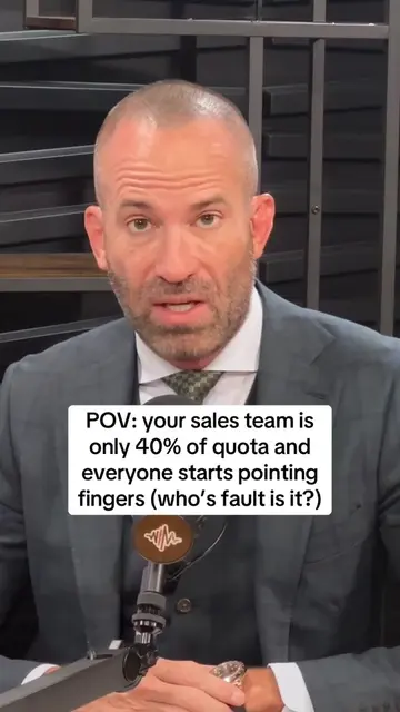 POV: your sales team is only 40% of quota and everyone starts pointing fingers (