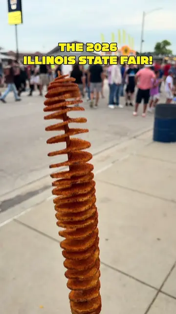 Heres everything I ate during my first day at the 2026 Illinois State Fair!  Let