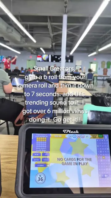 Small Creators, grab a b roll from your camera roll and trim it down to 7 second