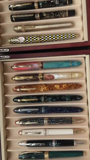 Let’s reorganize my fountain pens! I recently got two new pen cases and so many 