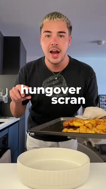 the ultimate hangover cure 🤕🤤 #dishupdinnerwithme #hangovercure #hangoverfood 