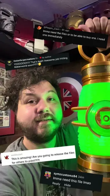 The Lanterns Power Battery Is HERE! 💚 You asked. I delivered! The Lanterns Powe