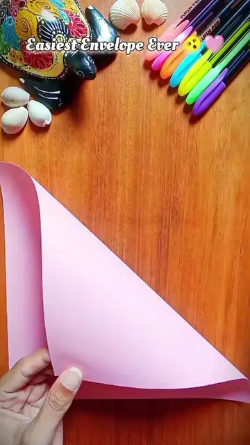 Easy Origami Envelope ✉️❤️ #Origami #PaperCrafts #DIY #Envelope #NoGlueCrafts 