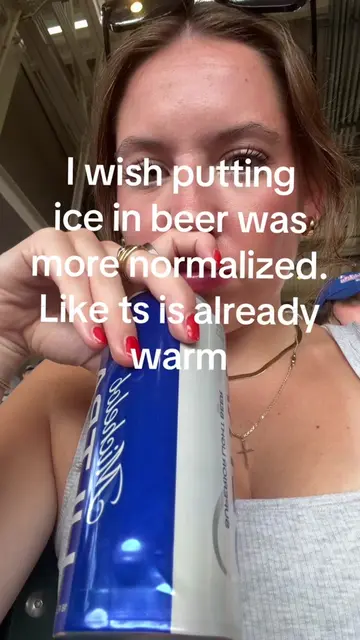 Sorry I don’t drink fast but normalize this also @Michelob ULTRA sponsor me #bee