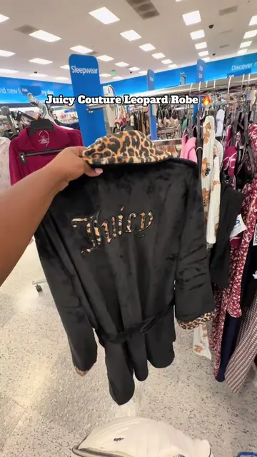 Ok Ross!! This new Juicy Couture leopard robe was TEA! Too bad they didn’t have 