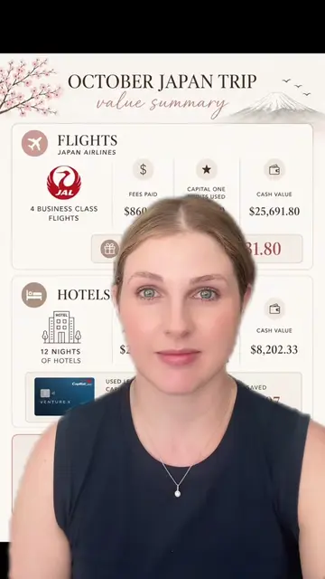 $3,280 for a Japan trip that had a $33,034 cash value 🤯🇯🇵 Here’s exactly how 