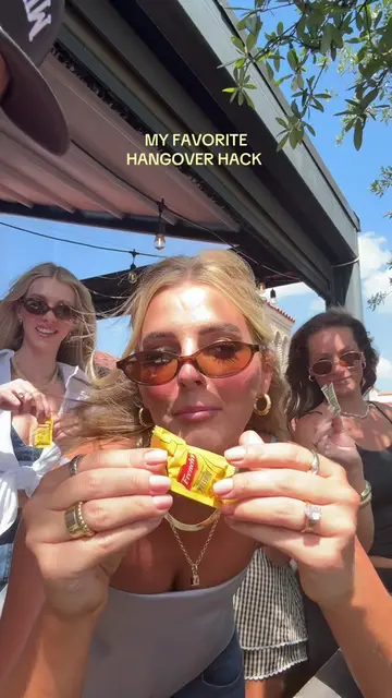 Mustard so you don’t get hungover! #hangoverhack #mustard #hangovercure #hangove