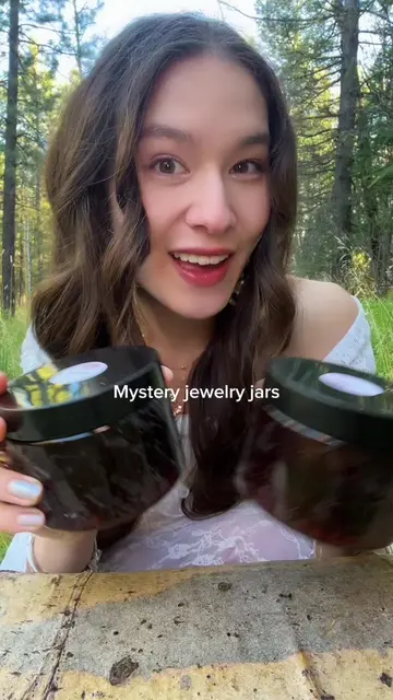 Fairy mystery jewelry jar 🧚‍♀️ #fairy #whimsical #jewelryjar #mysteryjewelry 