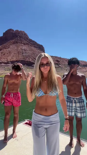 Y’all love this dance ‼️#dance #trio #lakepowell #dancestolearn #viral @Jay Stev