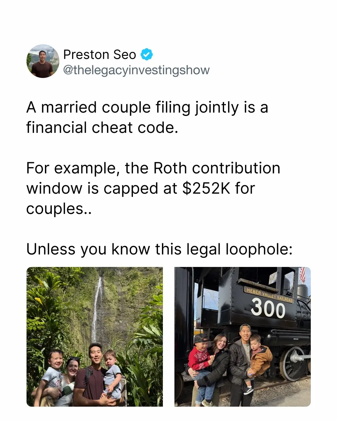 Filing jointly isn’t just a checkbox.. it’s the most underused wealth tool in Am
