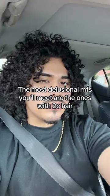 Thinking their hair curly💀  #ragebait #curlyhair #curlyheads #2chair #miguel 