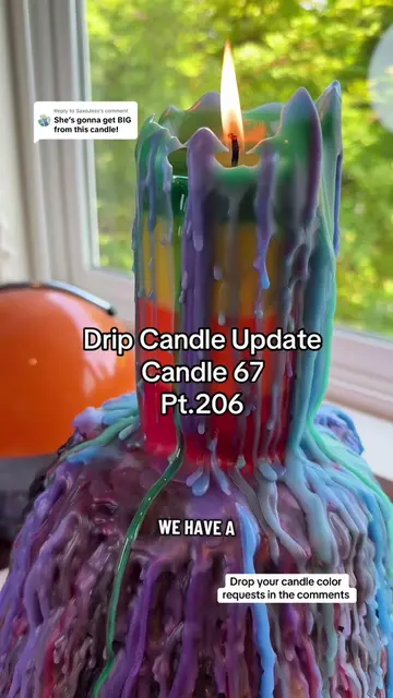 Replying to @SaxoJess the green layer did not disappoint! Drop your drip candle 