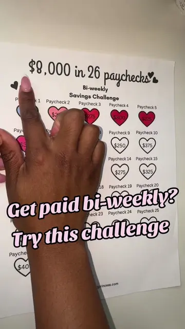 Save $8,000 in a year with this 26 paychecks 💸✨ #savingmoney #Budgeting #moneyt