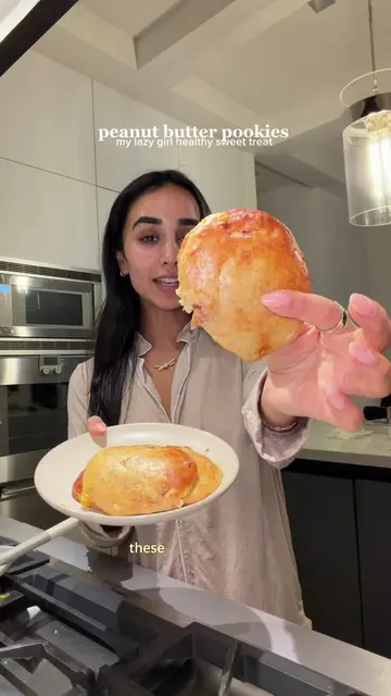 pb pookies (pancake + cookie) First pookie night in my new kitchen! I am obsesse