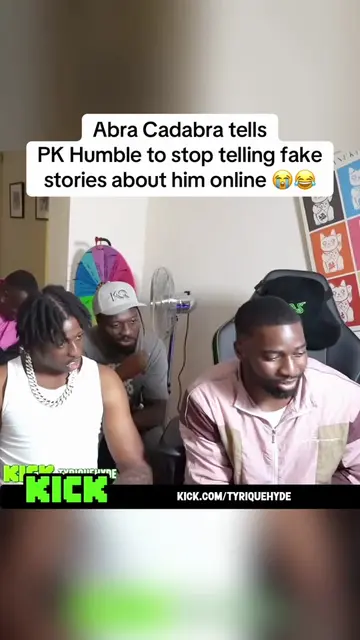 PK Humble to stop telling fake stories about him online 😭😂 @TyriqueHyde @PK Hu
