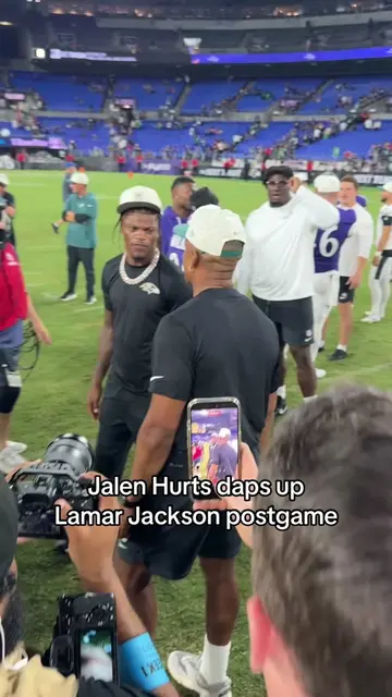 Game recognizes game #eagles #nfl #jalenhurts #lamarjackson 