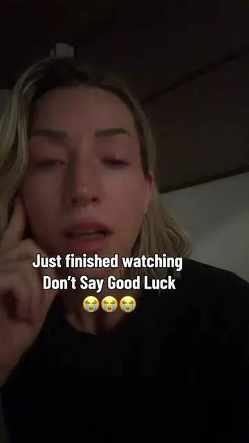 Bawling. Sobbing. I need therapy after this. #netflix #dontsaygoodluck 