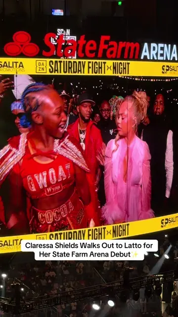 The GWOAT walked out to Atlanta’s own! Latto and Claressa Shields shut it down a