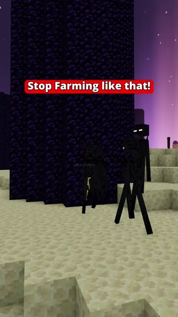 Minecraft Enderman XP Farm Tutorial #minecrafttutorial #minecraftdaily #minecraf