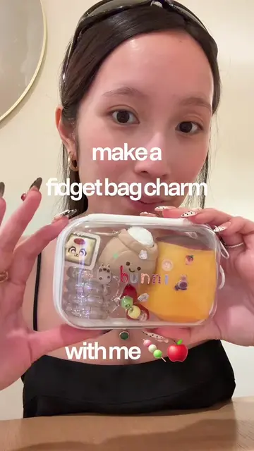 make a fidget bag charm with me !! 🍡🍎⭐️ i was inspired by @curlyhairdoll4mj an