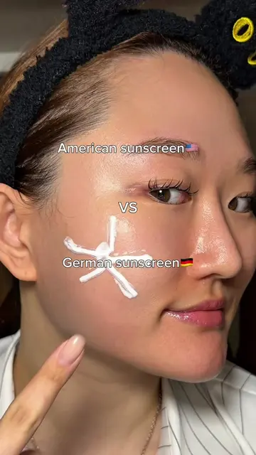 Which do you prefer German🇩🇪 or American🇺🇸 sunscreen?☀️ #viral #fyp #sunscre