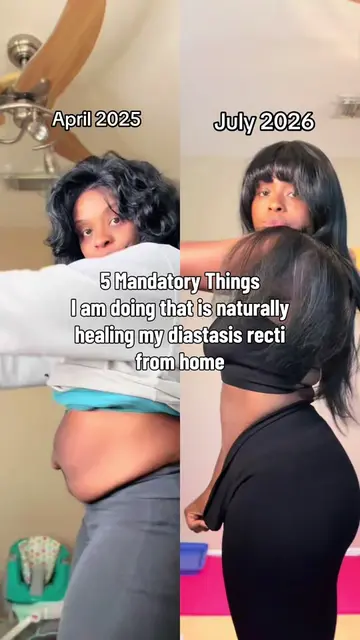 5 things I’m doing from home to help heal my diastasis recti + work on my C-sect