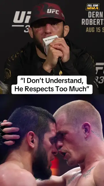 UFC welterweight champion Islam Makhachev admits he was confused by the constant
