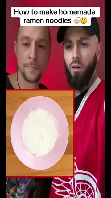 How to make homemade ramen noodles 🍜😲 7304819362869955871