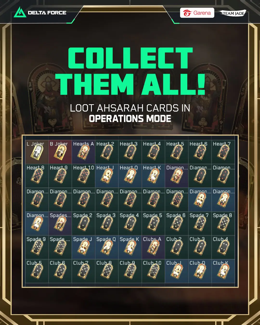 🃏 COLLECT THEM ALL! 🃏 Ready to complete your collection? Jump into Operations 