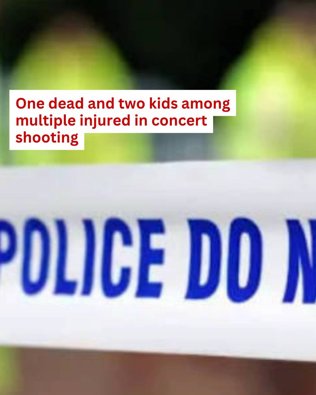 One person has been killed and four others are injured in a mass shooting at a c