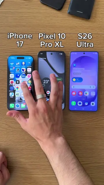 Wait till the end 😳 iPhone 17 vs Google Pixel 10 Pro vs Galaxy S26 Ultra Volume