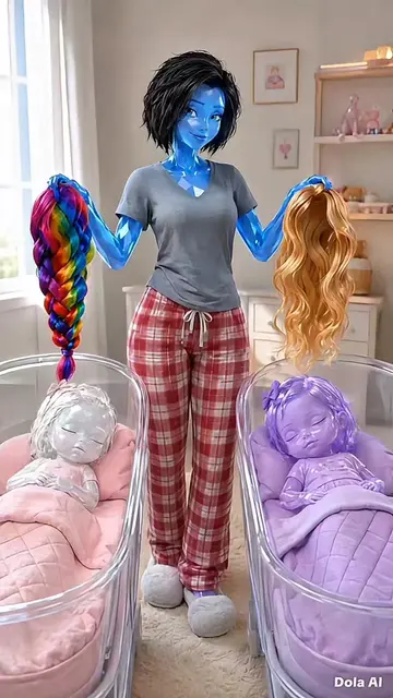 Das Geheimnis hinter den Regenbogenhaaren: Ihre Mutter hat sie verflucht! 🌈✂️ #