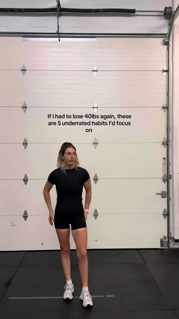 If I had to lose 40lbs again, these are 5 underrated habits I’d focus on:  1. Ea