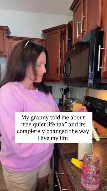 📌 My granny once told me about something she called “the quiet life tax,” and I