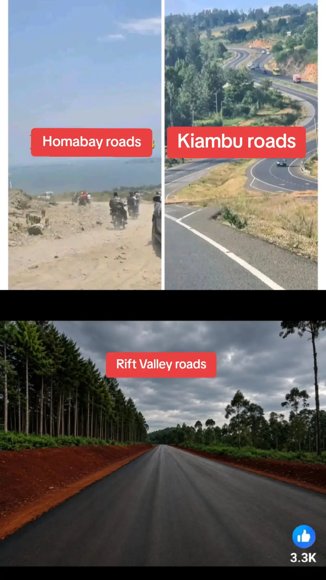 #roads ​Mai Mahiu Escarpment Route (Nairobi to Naivasha Highway): The classic ga