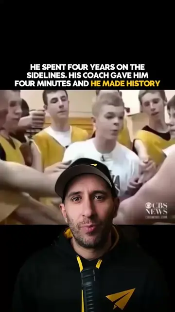 He spent four years on the sidelines. His coach gave him four minutes and he mad