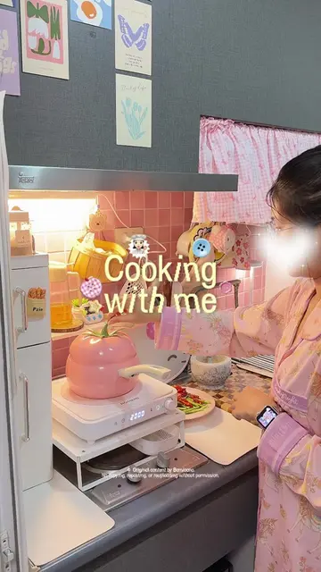 Cooking with me✨👩🏻‍🍳🍅  วันนี้ทำผัดผักบุ้งหมูสับ #cooking #ครัวtiktok #ทําอาห